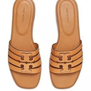 Tory Burch Ines Cage Slides Leather 9